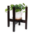 Wholesale indoor outdoor mid century wooden plant holder adjustable plant stand tall plant pot stand